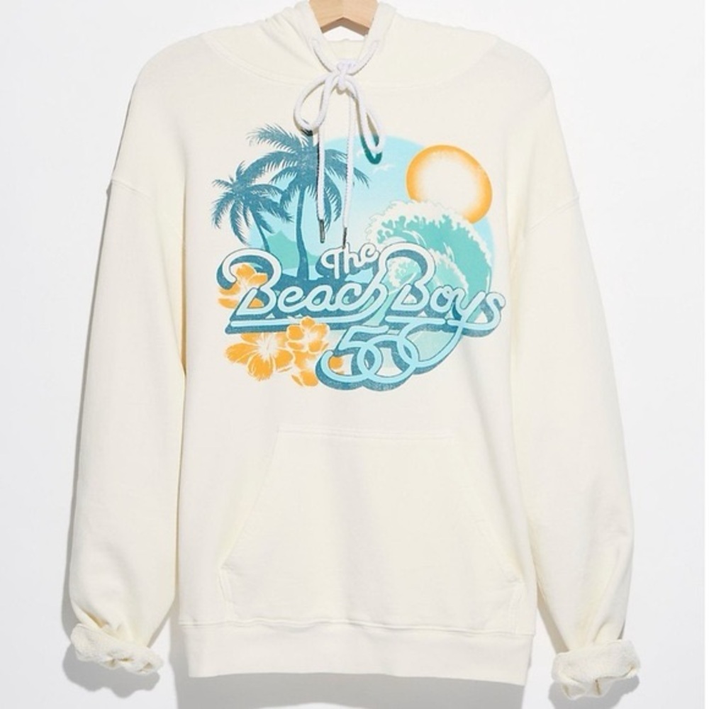 NWT Free People x Daydreamer Beach Boys Hoodie Small